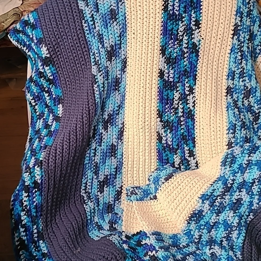 Hand Crafted Crochet Quilt New